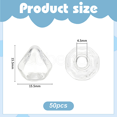 Clear Glass Bottles for Bead Containers AJEW-WH0596-151B-1