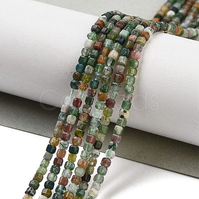 Natural Indian Agate Beads Strands G-H042-B22-01-1