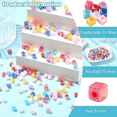 100G Colorful Eco-Friendly Poly Styrene Acrylic Beads SACR-YW0001-93A-1