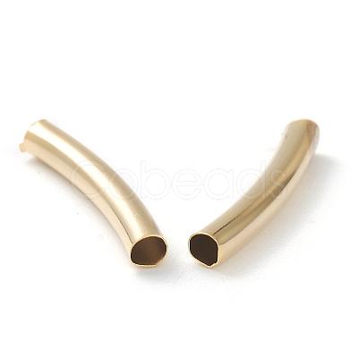 Brass Tube Beads X-KK-Y003-90C-G-1