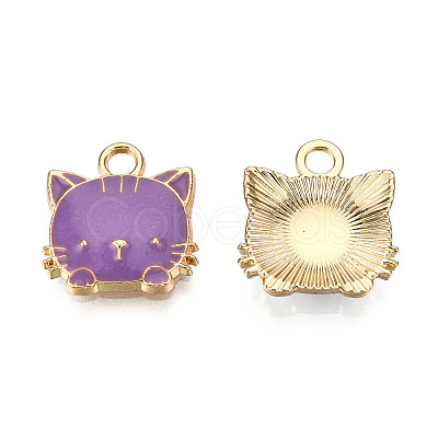Eco-Friendly Zinc Alloy Pendants LS-ENAM-R051-01-07G-NR-1