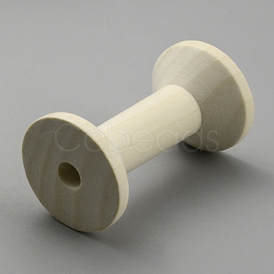 Wood Thread Bobbins TOOL-WH0053-54A-01-1