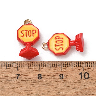 Alloy Enamel Pendants AL-CBAA1B9-05G-02-1