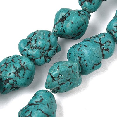 Natural Marble Beads Strands G-B078-D31-04-1-1