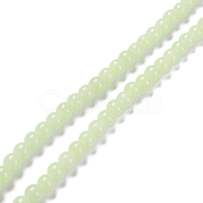 Synthetic Luminous Stone Beads Strands G-L582-01B-1