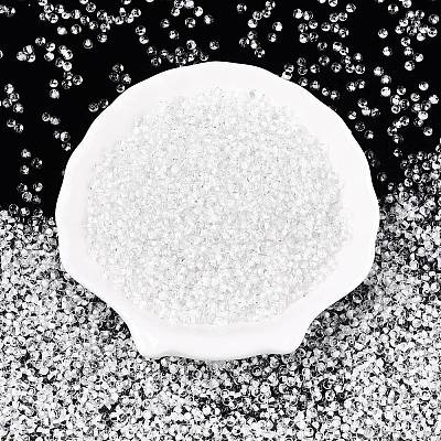8/0 Inside Colours Transparent Glass Seed Beads X1-SEED-T007-06B-1
