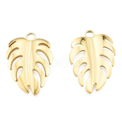 Ion Plating(IP) 201 Stainless Steel Pendants STAS-N098-252LG-1