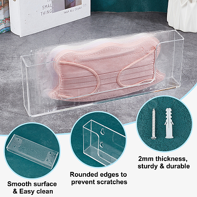 Acrylic Wall Mounted Display Stands ODIS-WH0043-95-1