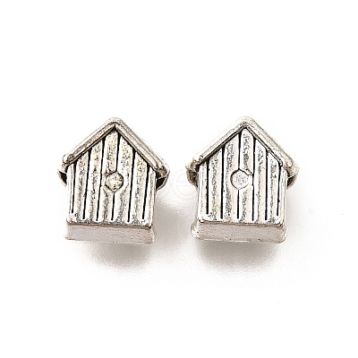 Tibetan Style Alloy European Beads TIBE-L008-32AS-1