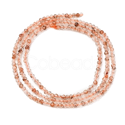 Natural Black Gold Rutilated Quartz Beads Strands GG-CBA9631-C02-02-1