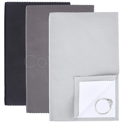 3Pcs 3 Colors Silver Polishing Cloth TOOL-CY0001-07-1