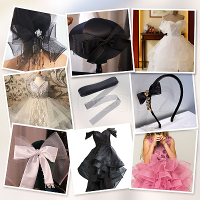 Polyester Mesh Fabric DIY-WH0581-33B-1