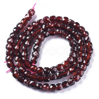 Natural Garnet Beads Strands G-E560-A18-1