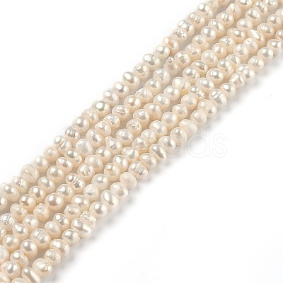 Natural Cultured Freshwater Pearl Beads Strands PEAR-L033-01-1