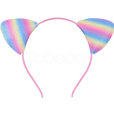 Cat Ear Cloth Hair Bands for Women PW-WG17332-02-1