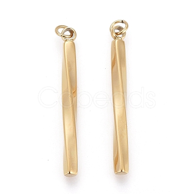 Ion Plating(IP) 304 Stainless Steel Pendants STAS-F256-021G-1