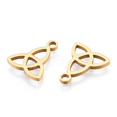 Ion Plating(IP) 304 Stainless Steel Charms LS-STAS-Q201-T172G-1