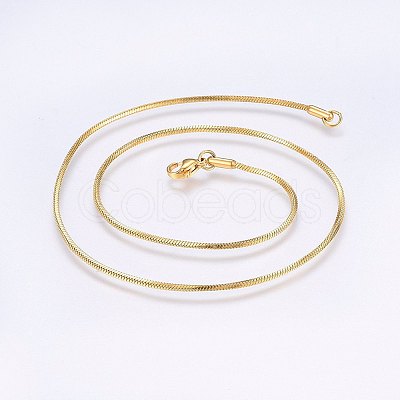 304 Stainless Steel Snake Chain Necklaces LS-NJEW-F221-05G-1