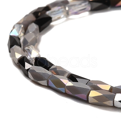 Electroplate Glass Beads Strands EGLA-D030-07C-1