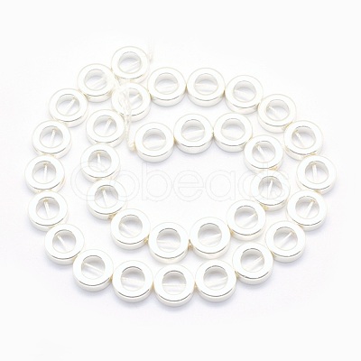 Electroplate Non-magnetic Synthetic Hematite Beads Strands G-L485-24-S-1
