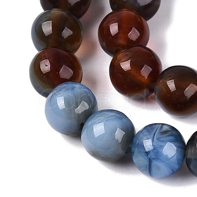 Imitation Lamowork Glass Beads Strands GLAA-Q106-07A-02-1