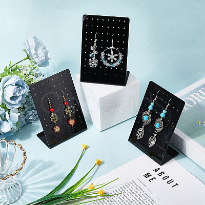 4Pcs Acrylic Earring Displays EDIS-SP0001-04B-1