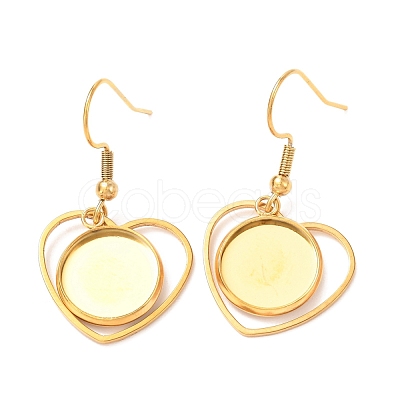 201 Stainless Steel Earring Hooks STAS-C030-20G-1