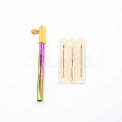 Aluminium Alloy Crochet Hook PALLOY-WH0070-67M-1