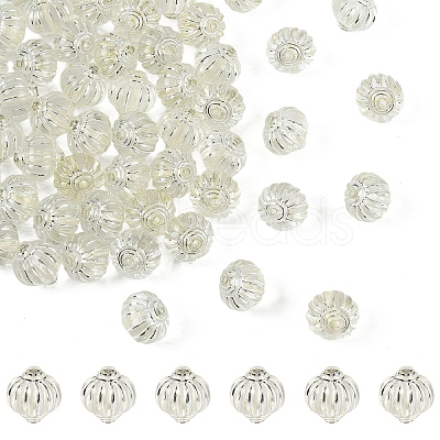 60Pcs Lantern Plating Transparent Acrylic Beads PACR-YW0001-52-1