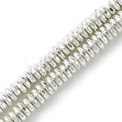 Electroplated Synthetic Non-Magnetic Hematite Beads Strands G-H020-E01-04-1