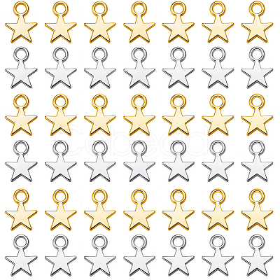 200Pcs 2 Colors Alloy Charms FIND-SC0023-74-1