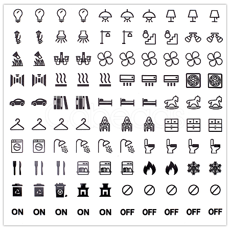 PVC Self-adhesive Stickers DIY-GF0013-33-1