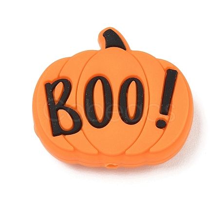 Halloween Silicone Beads SL-CBA81D6-07-1