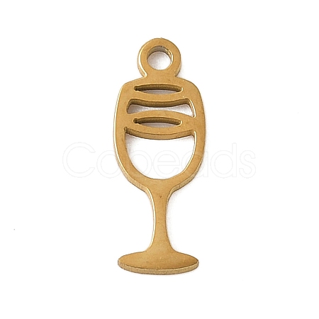 304 Stainless Steel Charms STAS-G355-05A-G-1