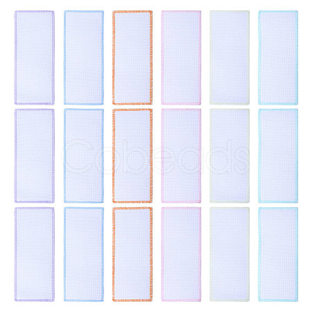 Cotton Cloth Bookmarks for Cross Stitch Making AJEW-WH0166-76-1