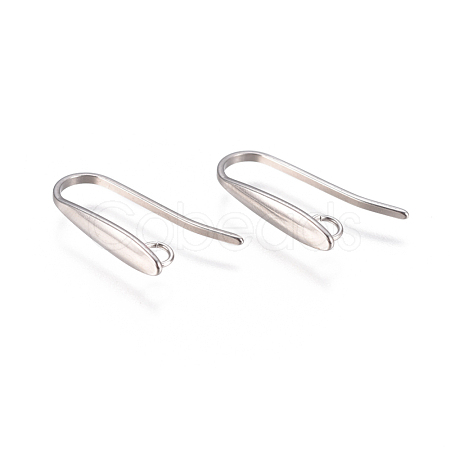 Tarnish Resistant 304 Stainless Steel Earring Hooks X-STAS-F227-23-P-1