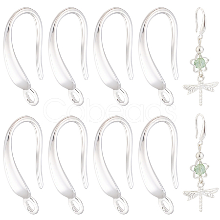30Pcs Rack Plating Eco-friendly Brass Earring Hooks KK-BBC0027-53-1