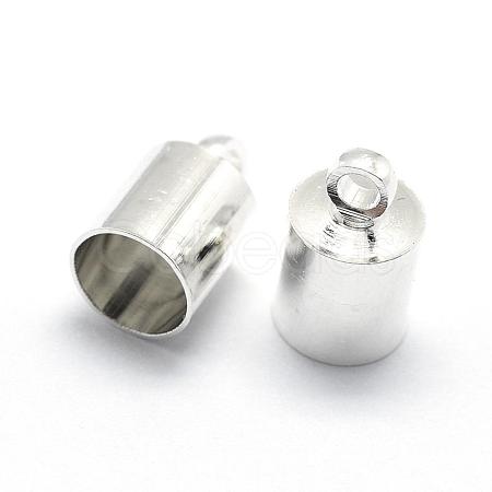 Brass Cord Ends X-KK-D219-10x5-S-1