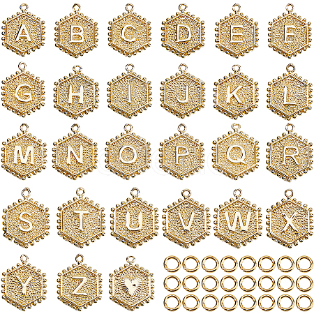 26Pcs Brass Pendants KK-HS0015-82-1