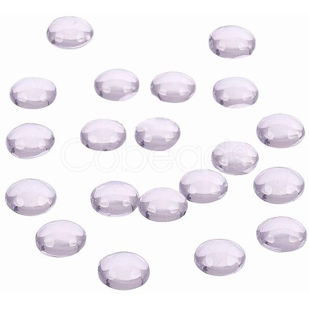 Clear Glass Cabochons GGLA-PH0002-02A-1