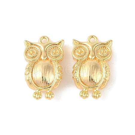 Brass Pendants Rhinestone Setting X-KK-Q816-40G-1