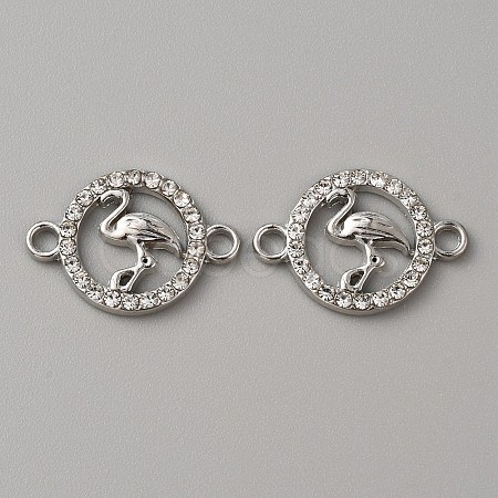 Alloy Crystal Rhinestone Connector Charms FIND-WH0002-74P-1