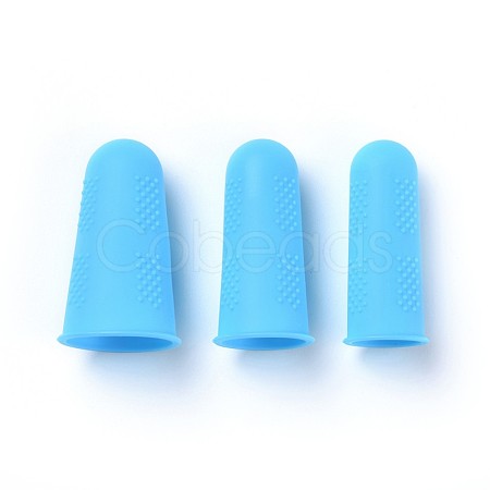 Silicone Finger Protector AJEW-WH0087-03D-1