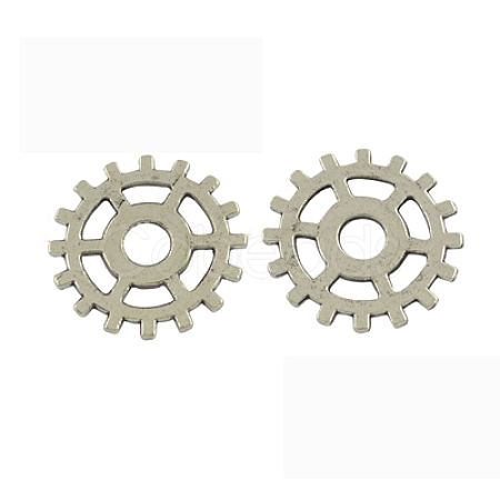Tibetan Style Alloy Pendants TIBEB-5006-AS-LF-1