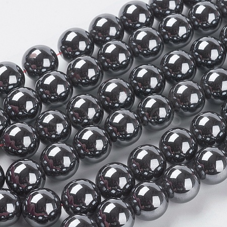 Non-Magnetic Synthetic Hematite Beads G-H1069-1-1