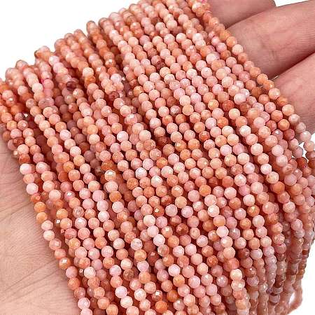 Natural Pink Aventurine Beads Strands G-M438-A09-02-1