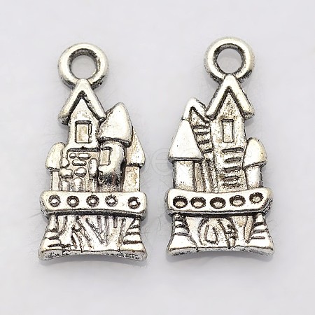 Tibetan Style Alloy Pendants X-TIBEP-0815-S-FF-1
