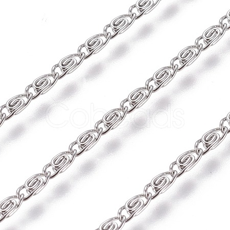 Tarnish Resistant 304 Stainless Steel Lumachina Chains CHS-E018-06P-1