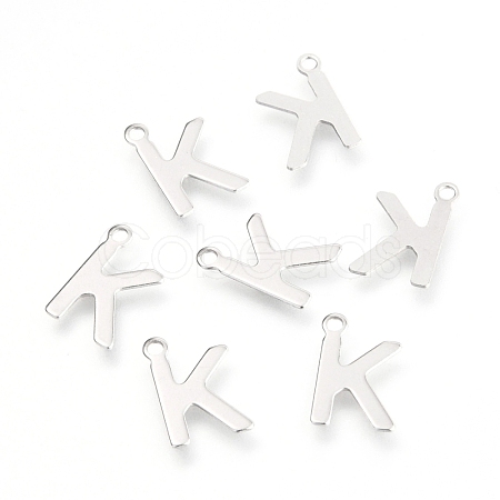 Non-Tarnish 201 Stainless Steel Charms STAS-C021-06P-K-1