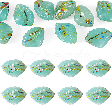 10Pcs Handmade Lampwork Beads LAMP-TADJ0001-07D-1